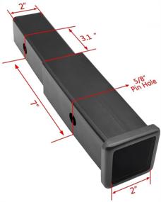 img 2 attached to KAIRAY Trailer Extension Receiver Extenders