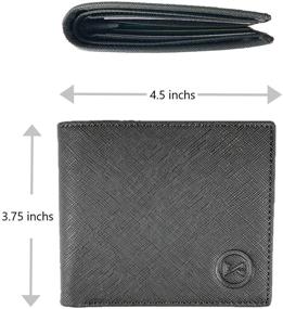 img 2 attached to 👜 Genuine Leather Men's Accessories: Wallets, Card Cases & Money Organizers – Classic Blocking