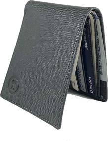 img 4 attached to 👜 Genuine Leather Men's Accessories: Wallets, Card Cases & Money Organizers – Classic Blocking