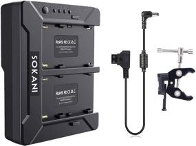 img 4 attached to 🔌 Sokani X60 Адаптер для аккумуляторов: Надежный выход D-Tap для Sony NP-F750 F550 F970