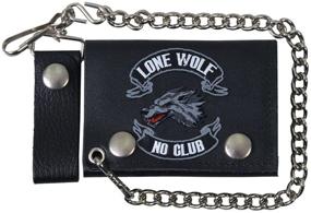 img 2 attached to 🏍️ WLB1007 BLACK Tri Fold Motorcycle Wallet by Hot Leathers