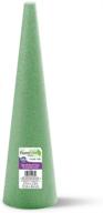 🌿 floracraft florafōm cone 4.75 inch x 17.9 inch green: ideal floral crafting cone for beautiful arrangements logo