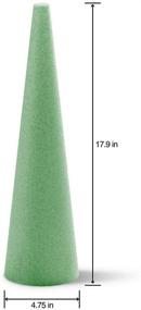 img 3 attached to 🌿 FloraCraft FloraFōM Cone 4.75 Inch x 17.9 Inch Green: Ideal Floral Crafting Cone for Beautiful Arrangements