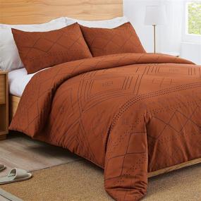 img 4 attached to Geometric Comforter Aesthetic Patterned Southwestern Bedding