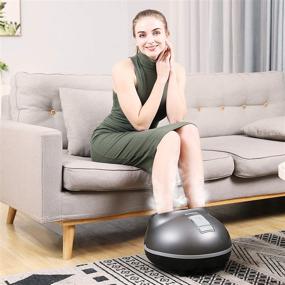 img 3 attached to 🧖 Deestop Electric Foot Spa Bath Massager with Steam, Massage Rollers, 3 Heat Levels, Detachable Foot Pedal, Timer Function - No Need to Pour Water