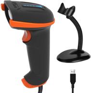 🔍 tera upgraded usb 2d qr barcode scanner with stand - ip65 certified, ergonomic handle, fast and precise scan, bar code reader for windows linux, plug and play - model d5100y logo