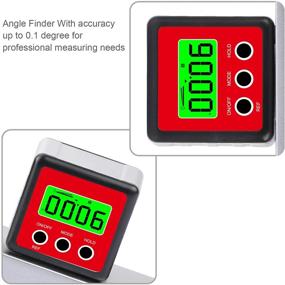 img 3 attached to Digital Level Protractor Inclinometer Magnetic - Ultimate Angle Measurement Tool for Carpentry Test, Measure & Inspect