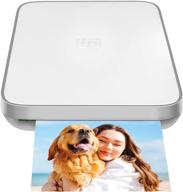 🖨️ lifeprint 3x4.5 portable photo and video printer for iphone and android with augmented reality - white logo