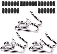 🔗 premium prong collar set: (3) pinch collar links with (30) prong collar covers, extra chrome links and rubber tips logo