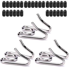 img 4 attached to 🔗 Premium Prong Collar Set: (3) Pinch Collar Links with (30) Prong Collar Covers, Extra Chrome Links and Rubber Tips