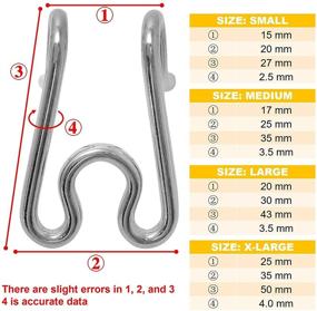 img 1 attached to 🔗 Premium Prong Collar Set: (3) Pinch Collar Links with (30) Prong Collar Covers, Extra Chrome Links and Rubber Tips