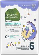 подгузники размера 6 seventh generation на ночь для младенцев - упаковка из 17 штук логотип