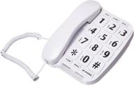 convenient big button phone with speaker and memory for wall or desk usage logo