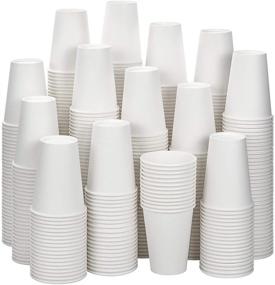 img 4 attached to 🥤 460-Pack Heavy-Duty 12 oz White Paper Cups: Ideal Disposable Coffee Cups for Hot and Cold Beverages