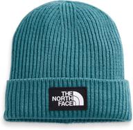 🧣 the north face logo box cuffed short mens beanie: stay warm in style! logo