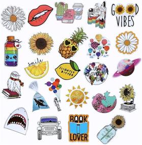 img 1 attached to 🌈 206Pcs Mixed Cute VSCO Stickers: Trendy Waterproof Vinyl Stickers for Laptop, Phone, Skateboard, Hydro Flask, Luggage - Aesthetic & Cool Designs!