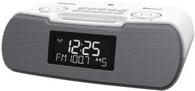 img 4 attached to 📻 Sangean RCR-20 FM-RDS (RBDS) AM/Bluetooth/Aux-in/USB Phone Charging Digital Tuning Clock Radio with Battery Backup in Gray/White: Premium Features, Versatile Functionality