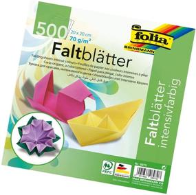 img 3 attached to Speedball Art Products Folia 8x8 Assorted Colors 500 Sheet Bulk Pack Origami Paper