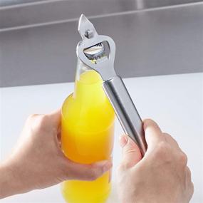 img 1 attached to Effortlessly Open Bottles with the Rielogy Stainless Steel Bar Kitchen Beer Bottle Opener