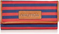 👜 nautica perfect carry all blocking organizer: stylish women's handbags & wallets combo for ultimate organization logo