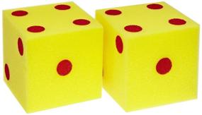 img 1 attached to 🎲 Jumbo Foam Dice: Perfect for Interactive Games and Learning Activities