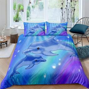 img 4 attached to Erosebridal Comforter Bedspread Underwater Decorative