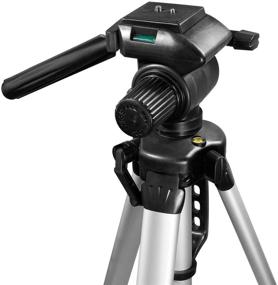 img 3 attached to 📷 BARSKA Deluxe Tripod - Extendable up to 63.4 Inches with Carrying Case, Gray/Black