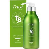 🧴 the trust ts shampoo (16.9 fl oz / 500ml): repair damaged hair with biotin & natural ingredients - ideal for men & women of all hair types logo