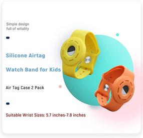 img 3 attached to Airtag Wristband For Kids GPS, Finders & Accessories