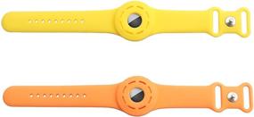 img 4 attached to Airtag Wristband For Kids GPS, Finders & Accessories