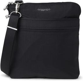 img 4 attached to Baggallini Anti Theft Harbor Crossbody Charcoal Women's Handbags & Wallets and Crossbody Bags