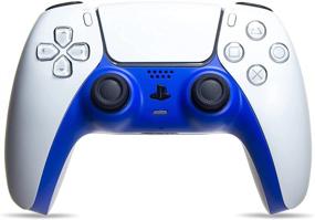 img 4 attached to 🎮 Enhance Your PS5 DualSense Controller with a Stylish Blue Decorative Strip Faceplate Replacement Cover