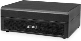 img 1 attached to 🎵 Enhanced SEO: Victrola Parker Bluetooth Suitcase Record Player - 3-Speed Turntable, Black