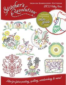 img 1 attached to 🧵 Creative Embroidery Made Easy with Stitcher's Revolution Folksy Farm Iron-On Transfer Pattern