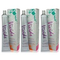 🔵 правана chroma silk creme vivids голубой цвет волос - упаковка из 3 штук логотип