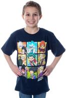 beyblade burst boys' spinner tops graphic character grid t-shirt: unleash the power! logo