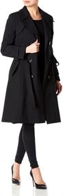 img 1 attached to Creme Womens Spring Belted Trench Women's Clothing for Coats, Jackets & Vests