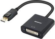 🔌 benfei displayport to dvi adapter | dvi-d single link converter - male to female | compatible with lenovo, dell, hp & more logo