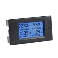 🔋 bayite dc 6.5-100v 0-100a - lcd power energy meter multimeter ammeter voltmeter with current shunt logo