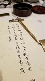 img 1 attached to 🖌️ SEO-Optimized Easyou Sumi Paper Seamless Half Ripe Xuan Paper Long Scroll with Grids for Chinese and Japanese Calligraphy 35cmx20m (13.78"x787") featuring Antique Grass Texture