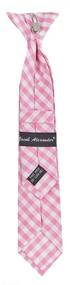 img 1 attached to Gingham Checkered Boys' Accessories and Neckties by Jacob Alexander: Stylish and Versatile Options for Boys' Wardrobe