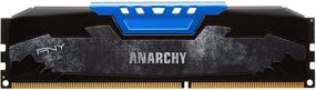 img 3 attached to 💙 PNY Anarchy 8GB DDR3 1600MHz Desktop Memory Kit - Blue (2x4GB), CL9 - MD8GK2D316009AB-Z