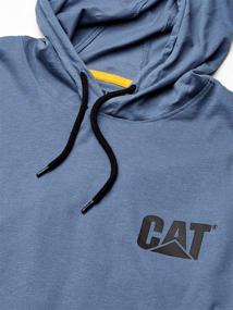 img 2 attached to Caterpillar Mens Hooded Banner Black Men's Clothing and Active