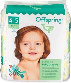 img 4 attached to 🌍 Offspring Disposable Diapers: Earth-Friendly, Ultra Soft, Double Leak Guard Protection - A Premium Choice!