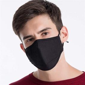 img 3 attached to 🌟 Rarmycus Mouth Cover: Stylish and Sustainable Reusable Unisex Option