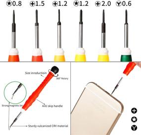 img 1 attached to 🔧 Kaisi набор инструментов для открытия экрана iPhone - премиальный набор для ремонта iPhone, iPad, мобильных телефонов - 16 шт.