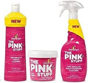 img 4 attached to 🧼 Stardrops - The Pink Stuff - Miracle Cleaning Paste, Multi-Purpose Spray, and Cream Cleaner 3-Pack Bundle (Includes Cleaning Paste, Multi-Purpose Spray, and Cream Cleaner)