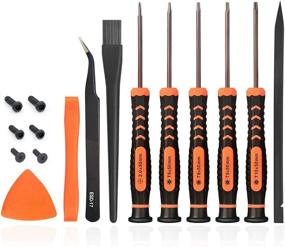 img 4 attached to 🔧 TECKMAN T6 T8 T9 T10 Torx Security Screwdriver Set: Ultimate Repair Kit for Xbox, PS3, and PS4 Controllers – Disassembly, Cleaning, and More!