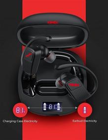 img 1 attached to 🎧 Digital LED Display Wireless Earbuds: Bluetooth Headphones with Charging Case - IPX6, Bluetooth 5.0, Auto Pairing, HiFi Stereo Sound, Built-in Mic Headset