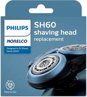 💇 philips norelco series 6000 shaver replacement head - black, 1 count logo